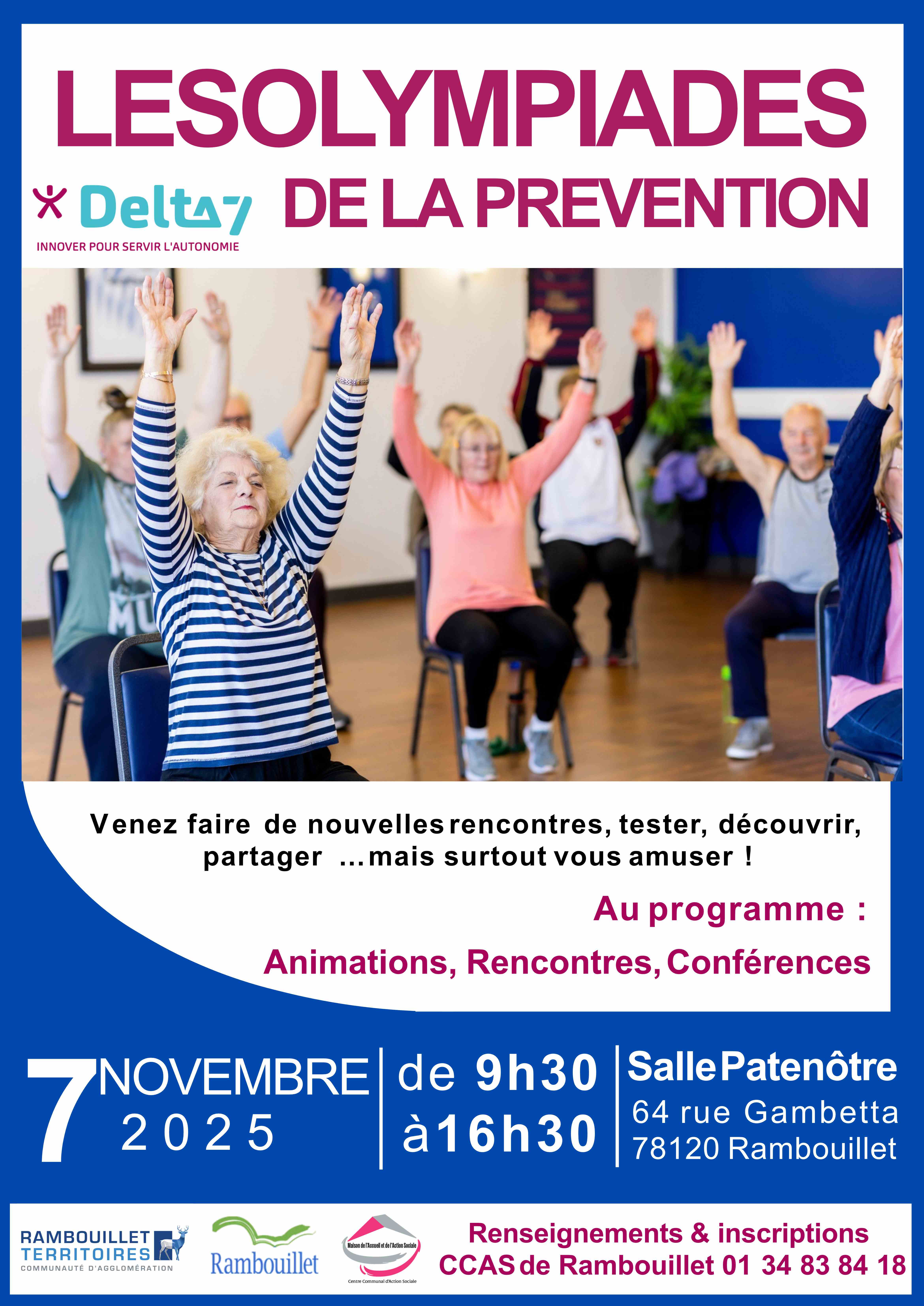 Affiche les olympiades de la prévention2025