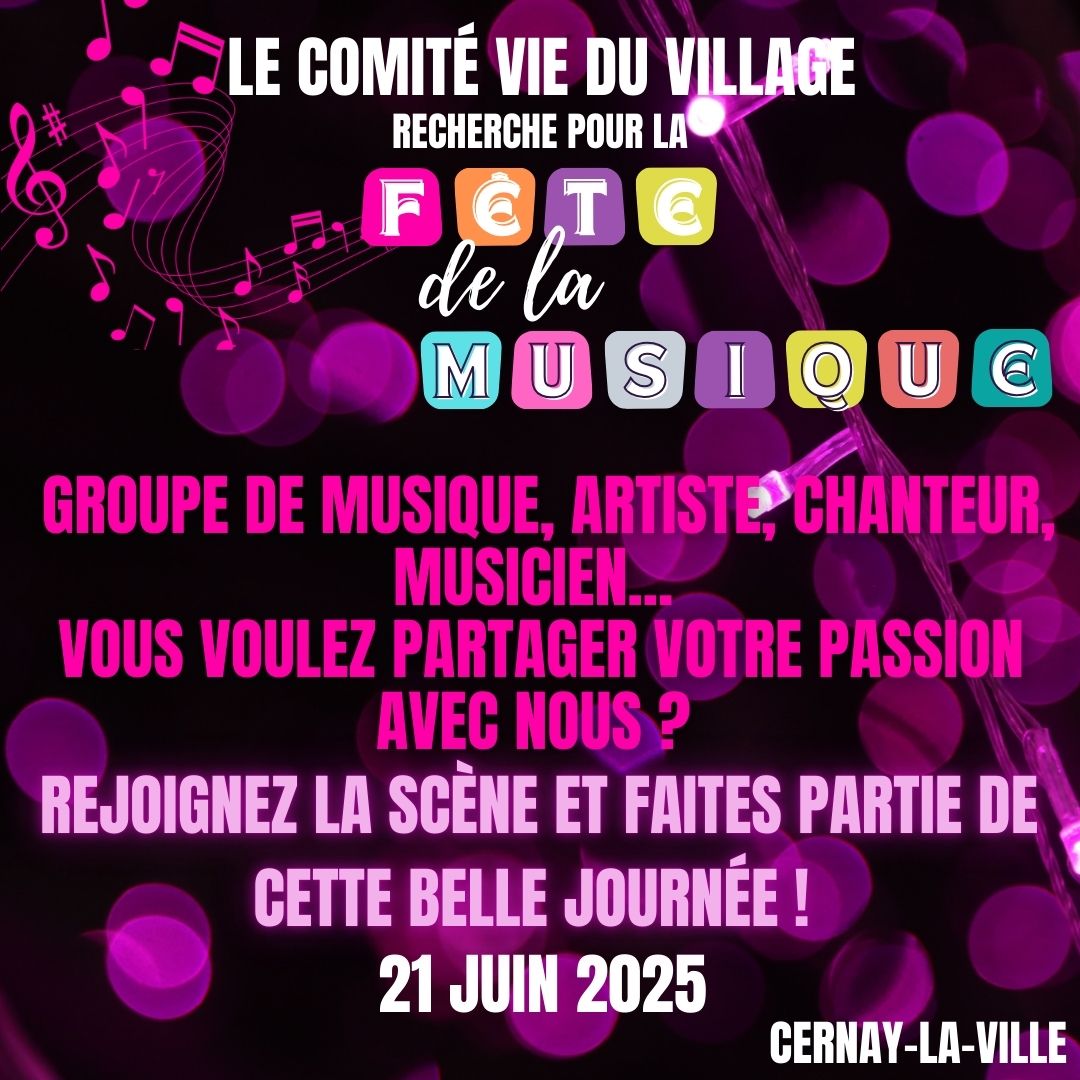 Recherche pour fête de la musique