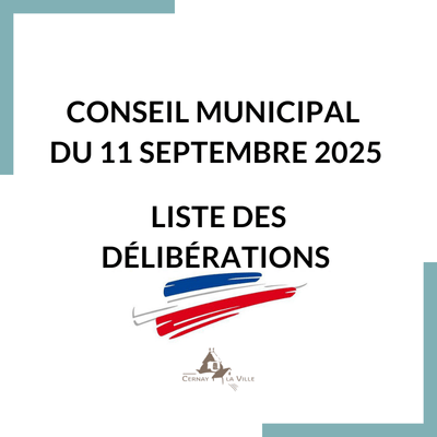 délib du 11 sept