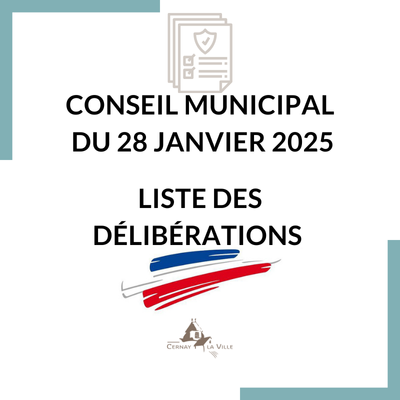 délib du 28 janv