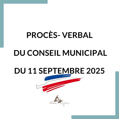 procès verbal du conseil municipal 11 septembre 2025