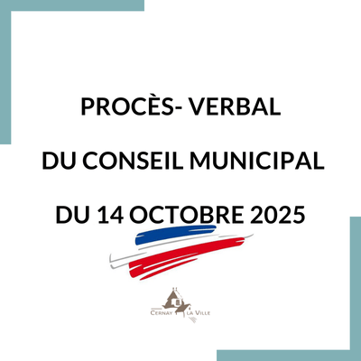 procès verbal du conseil municipal 14 octobre 2025